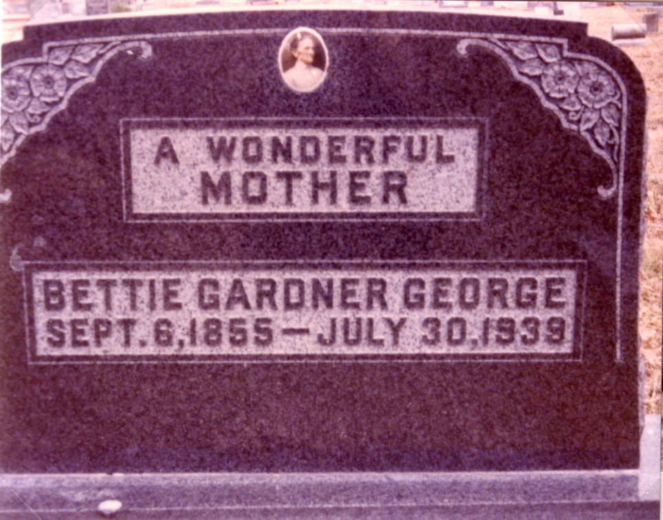 Headstone: Bettie Gardener George