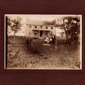 Selma, Eva, Oral and Jeff George in front of their home