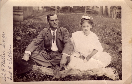Solomon and wife Nellie George on picnic