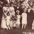 Wedding of Catherine D. Calvert in Horton, KS. Duff side of the family.
