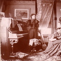 Nerva at 22 with her mother Leah R. Duff