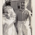 1941, September: Wally and Kathy at Sharyland home.