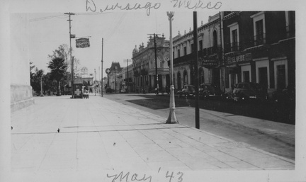 1943, May: Trip to Durango, Mexico