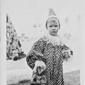 1943, October: Mike Moore ready for Halloween