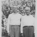 1944: Horace Moore with his father Frank Moore