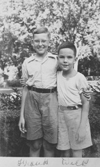 1945: Frank Moore (grandson) and Dick Moore