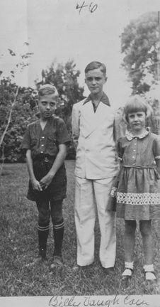 1946: Wally, Billy Vaughn Cain and Kathy
