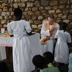 11/21 a. Ramogi Chapel First Communion Celebration; Angal Mission