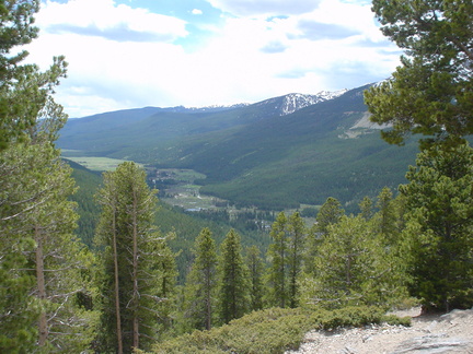 Kawuneechee Valley from Rainbow Curve