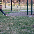 Wally snubs Chris: he just won't throw to her...nutty